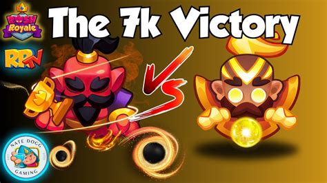 The K Victory Battle Genie Vs Monk Ft N Mercy Rush Royale Youtube