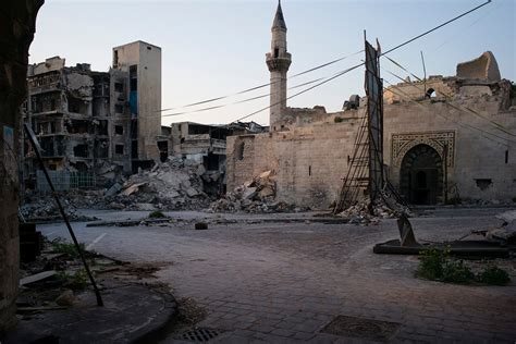 Witness The Stunning Devastation Inside Aleppos Destroyed Souks The