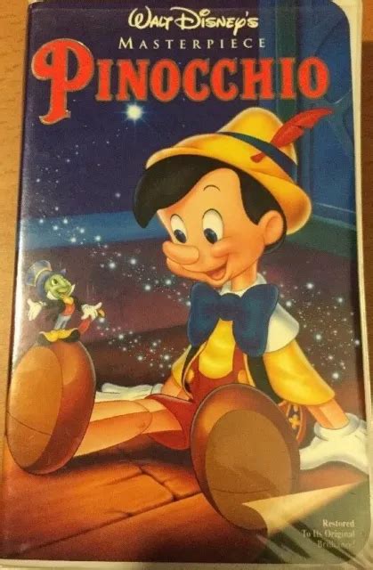 PINOCCHIO VHS Walt Disney S Masterpiece Vintage 239 Kassetten