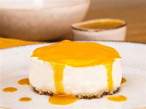 Recette Bio De Cheesecake Exotique Ananas Au Coulis De Mangue