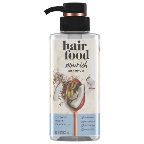 Hair Food Coconut & Chai Spice Sulfate Free Shampoo Dye Free Nourishment, 10.1 fl oz - Pick ‘n Save