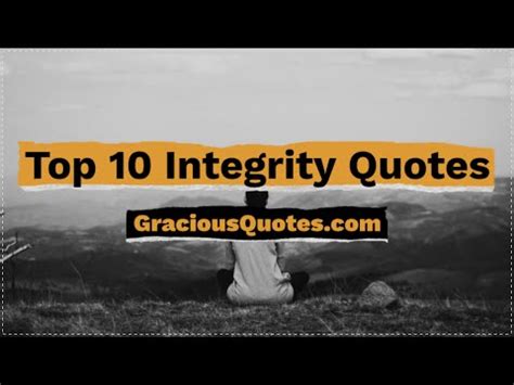 60 Integrity Quotes For Life And Work ETHICS