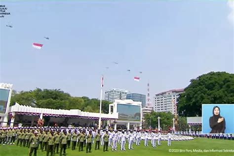 Sambut Moment Kemerdekaan Atraksi Sejumlah Pesawat Dan Helikopter Tni