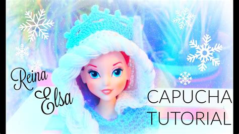 Elsa De Frozen Capucha Tejiendo Con Erica Youtube