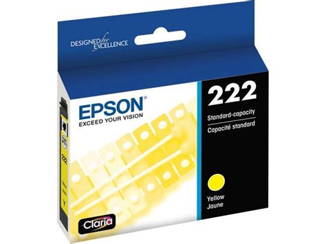 Epson Claria T222 Standard Capacity Yellow Ink Cartridge Yellow