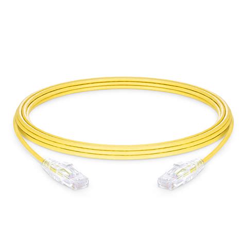 20ft 6 1m Cat6 28AWG Snagless Unshielded UTP PVC CM Slim Ethernet