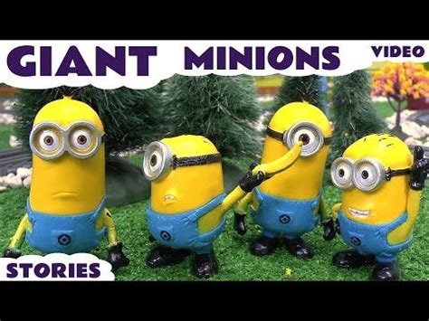 Minions Giant Funny Minions Toy Story Video Thomas And Friends Play Doh