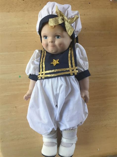 Daisy Kingdom 1991 Adorable Doll With Navy Outfit Shoes And Undergarment 1818360198 Navy