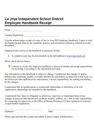 Sample Self Employee Receipts In Pdf Ms Word