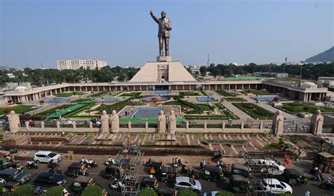 worlds tallest statue  ambedkar  vijayawada   thrown open