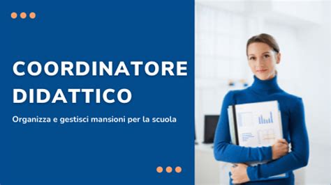 Corso Online Coordinatore Didattico Con Certificazione MIUR Corsi Online