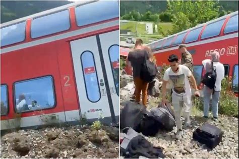 Treno Deraglia In Germania Le Carrozze Finiscono In Un Dirupo Quattro