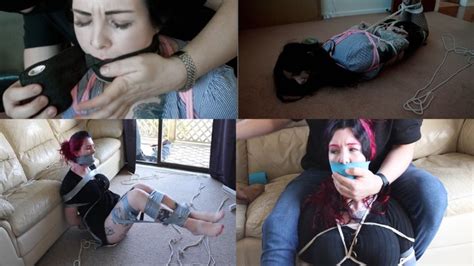 2 Hours Of Hot Rope Bondage And Gags Indigo And The Bondage Burglar