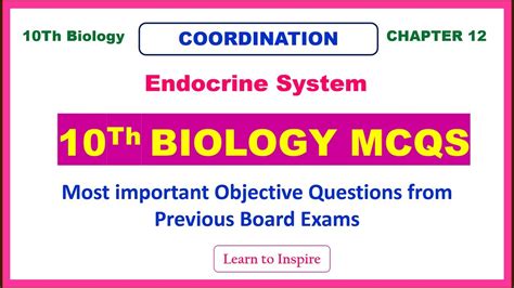 Endocrine System Mcqs10th Biology10biologymcqs 10biologylti