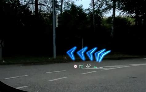 The Augmented Reality Head Up Display In New Mercedes S Class