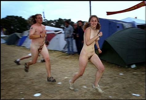 Streaker Lads Naked Runners At The Festival