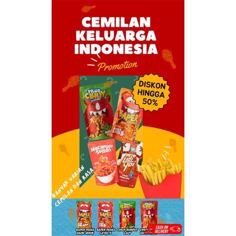 Jual Cemilan Keluraga Indonesia Sncek Makanan Ringan Basreng Pilus