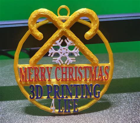 3D printing for life, Christmas ornament by Bgoodtimes 3D Printing | Download free STL model