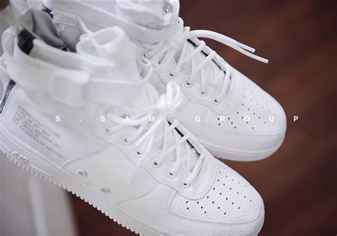 Nike SF AF1 Mid Triple White Preview SneakerNews