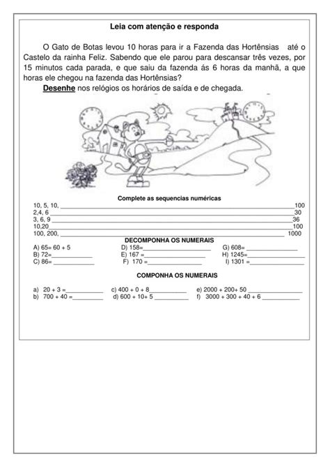 4º E 5º Ano Desafios MatemÁticos Para Imprimir Prof Noninha