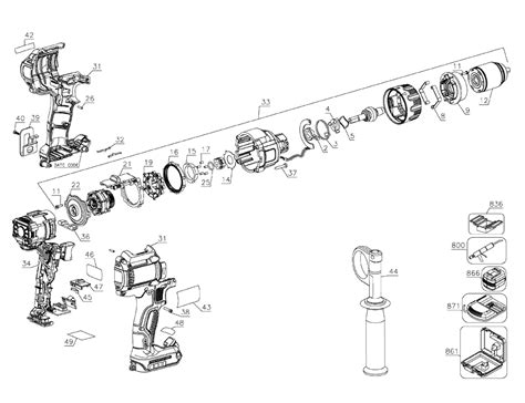 Dewalt DCD996B-Type-1 Parts List | Dewalt DCD996B-Type-1 Repair Parts ...