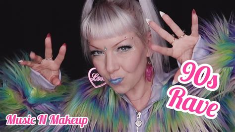 90s Rave Makeup Tutorial Music N Makeup Cute Cult Collective YouTube