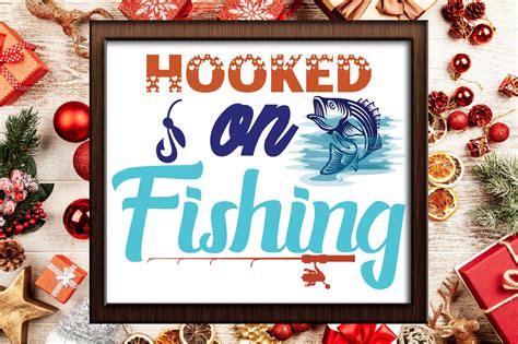 Hooked On Fishing Graphic By Flowdesign · Creative Fabrica