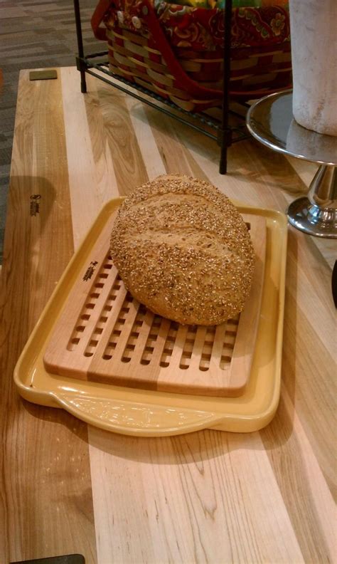 New Pottery Tray And Bread Board From Longaberger Bread Board