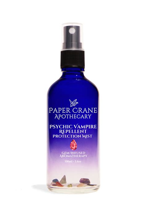 PSYCHIC VAMPIRE REPELLENT Protection Mist Gem-infused - Etsy