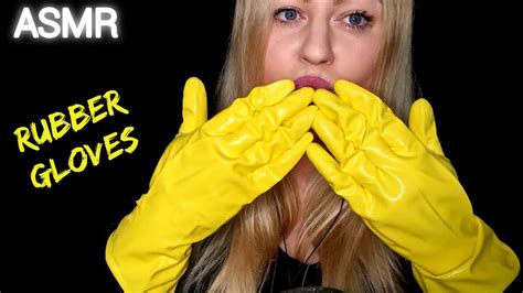 Asmr Rubber Gloves Sounds With Aloe Gel No Talking Youtube