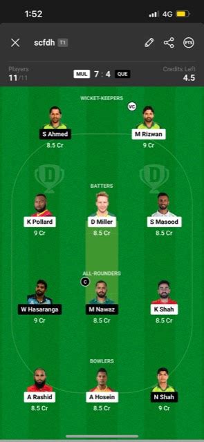 MUL Vs QUE Dream11 Prediction Key Player Pitch Report Match 3 PSL 2023