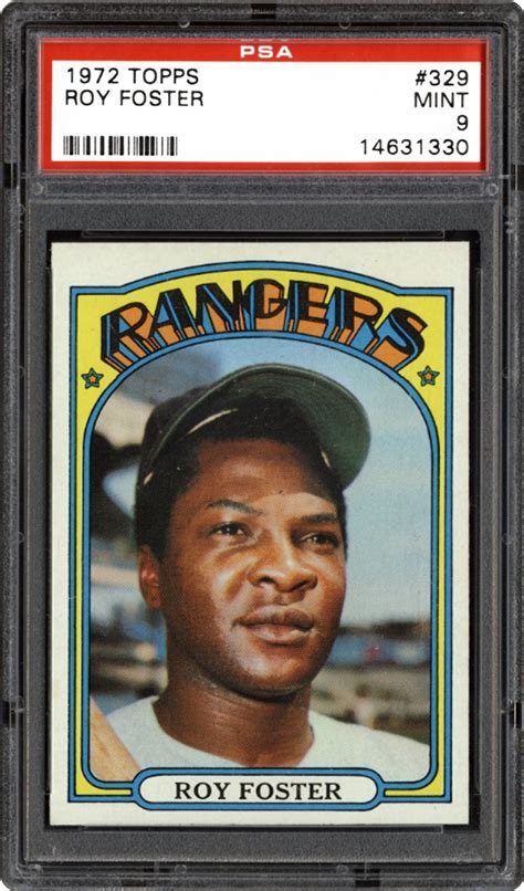 1972 Topps Roy Foster PSA CardFacts