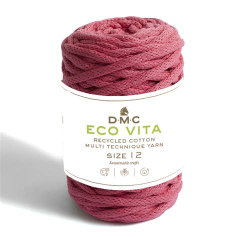 Garn DMC Eco Vita 12 250g Cerise 043 Panduro