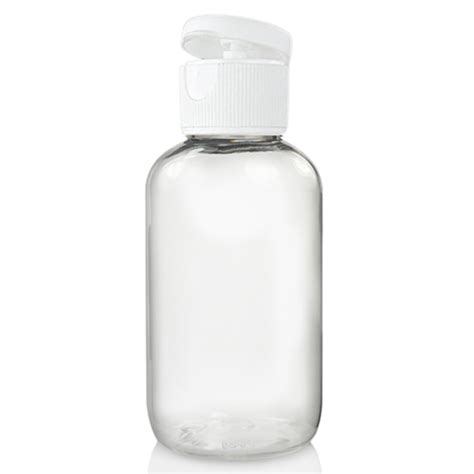 Ml Clear Pet Plastic Bottle And Flip Top Cap Ideon Co Uk