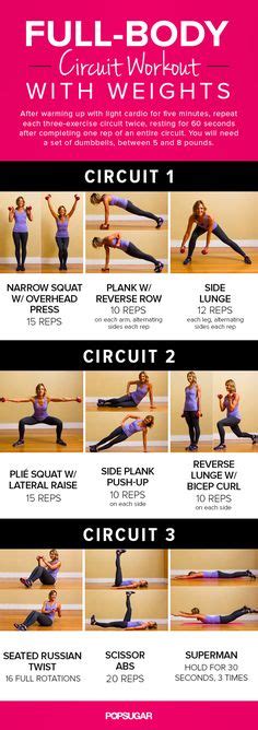 This Printable Circuit Workout Will Tone Every Inch Of You Circuit Workout Workout Guide