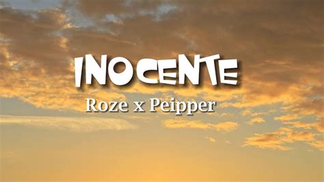 Inocente Roze English Songs With Lyrics YouTube