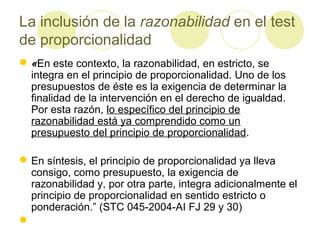 El Principio De Proporcionalidad Pedro Grandez PPT