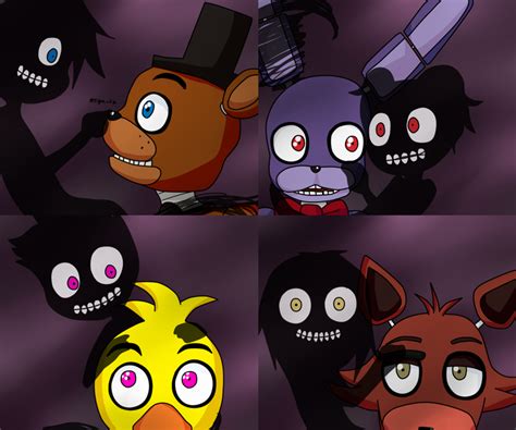 Fnaf 4 Spirits By Silverxcristal On Deviantart