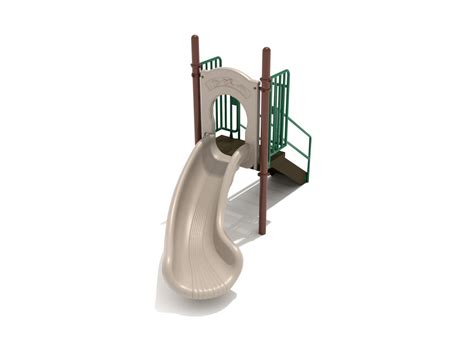 3 Foot Single Left Turn Slide Commercial Playground Equipment Pro