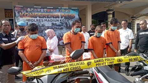 Komplotan Pencuri Belasan Motor Di Madiun Ditangkap Polisi