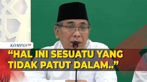 Full Gus Yahya Minta Maaf Soal Aktivis Nu Bertemu Presiden Israel