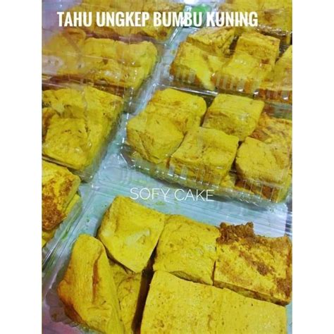 Jual Tahu Ungkep Bumbu Kuning Siap Goreng Isi Pcs Shopee Indonesia