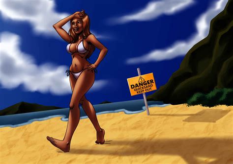 Cristina Khalil's beach day disaster pt1 by bkleppe on DeviantArt