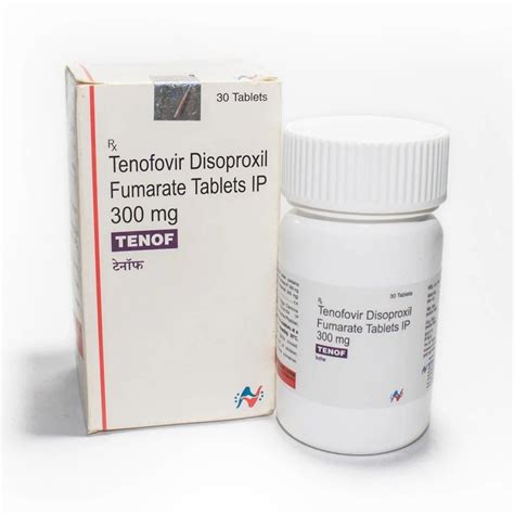 Tenof Tenofovir Disoproxil Fumarate Tablets Ip Hetero Healthcare Treatment Hiv Infection