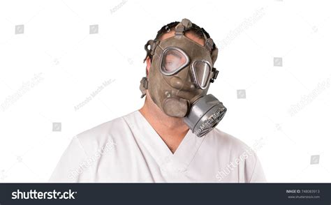 Doctor Gas Mask Isolated Stock Photo (Edit Now) 748083913