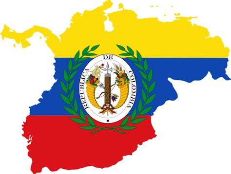 Colombia Flag National Symbol Colorful Banner Png