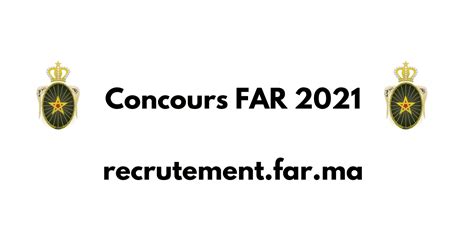 Recrutement Far Ma Recrutement Militaires Du Rang Eme Classe