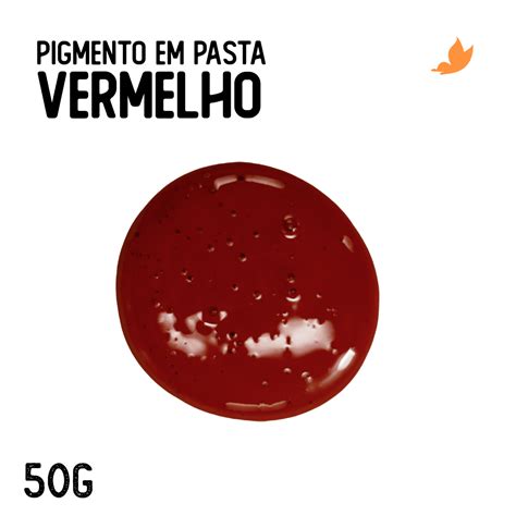 Pigmento Cosm Tico Em Pasta Vermelho