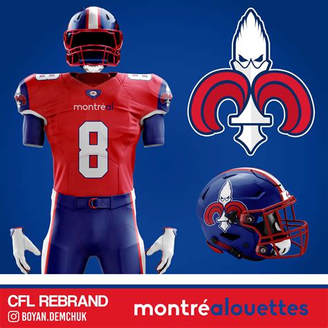 I rebranded the Alouettes as part of a league wide rebrand project. Let