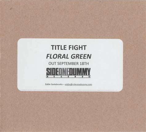 Title Fight – Floral Green (2012, CD) - Discogs